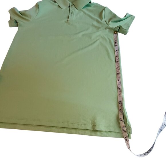 Light Green Textured Polo ShirSize t XL (14) All In Motion Short Sleeve Collar - Picture 6 of 6
